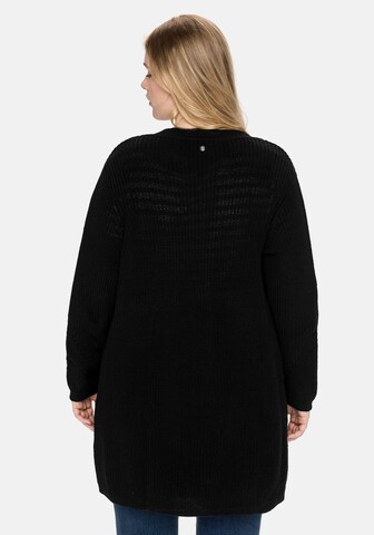 SHEEGO Knit Cardigan in Black