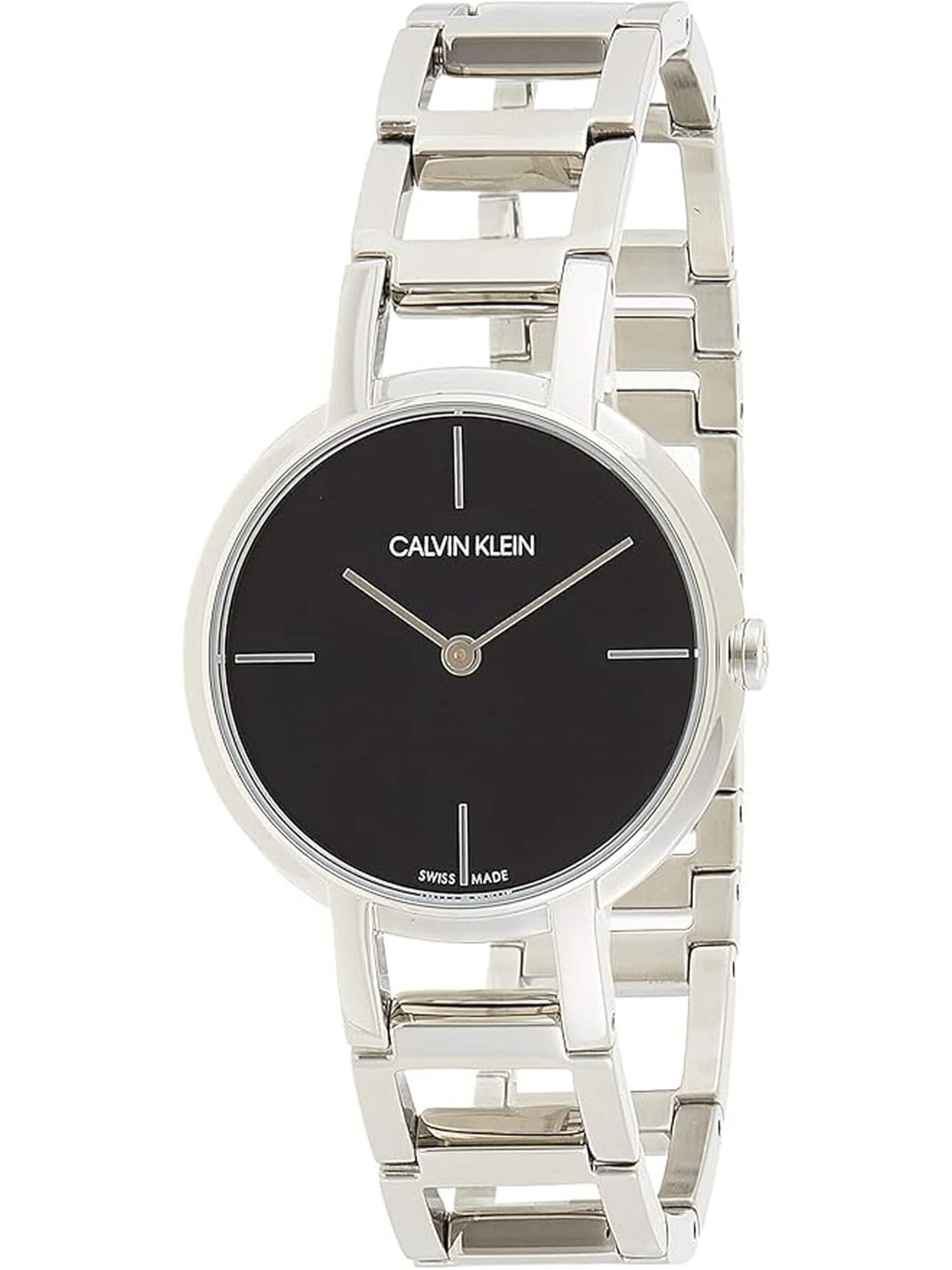 Calvin Klein - Uhren Quarzuhr K8N23141 Swiss Made in Schwarz: Vorderseite