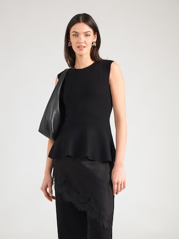 BOSS Stick felső 'Fillo' - fekete: elől