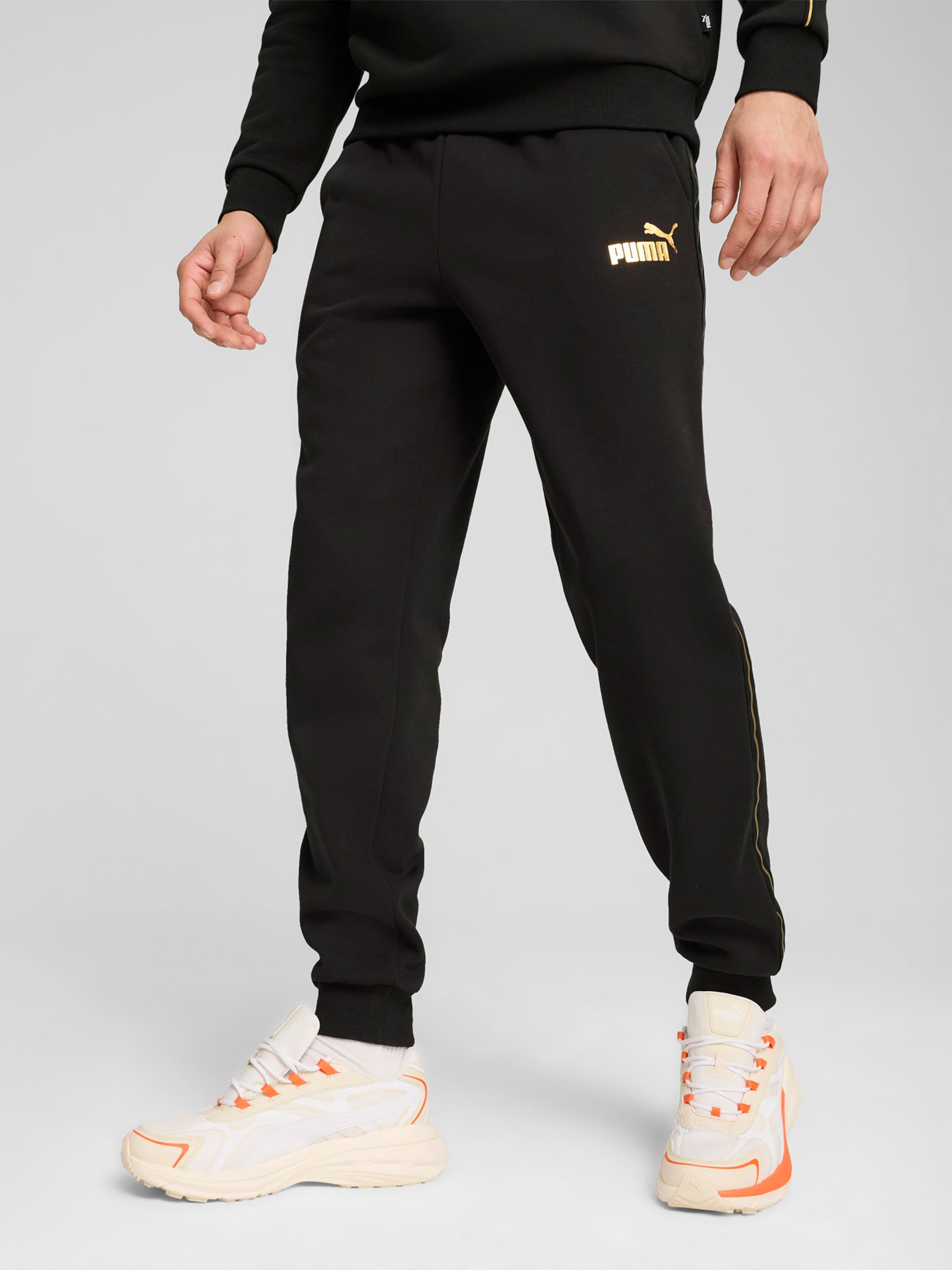 Effile Pantalon de sport ESS PUMA en Noir ABOUT YOU