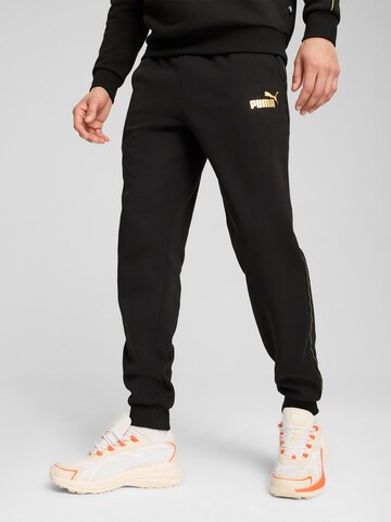 PUMA Tapered Sports trousers 'ESS' in Black: front