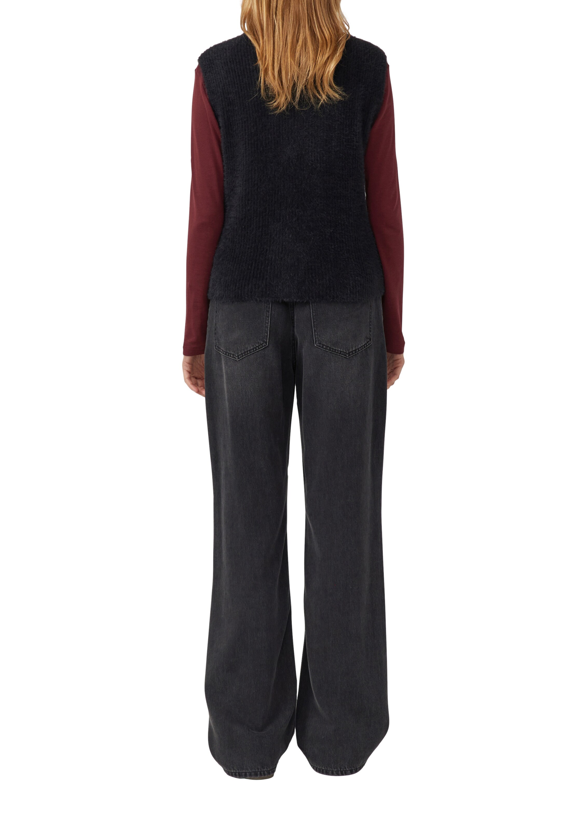 s.Oliver Bodywarmer in Zwart