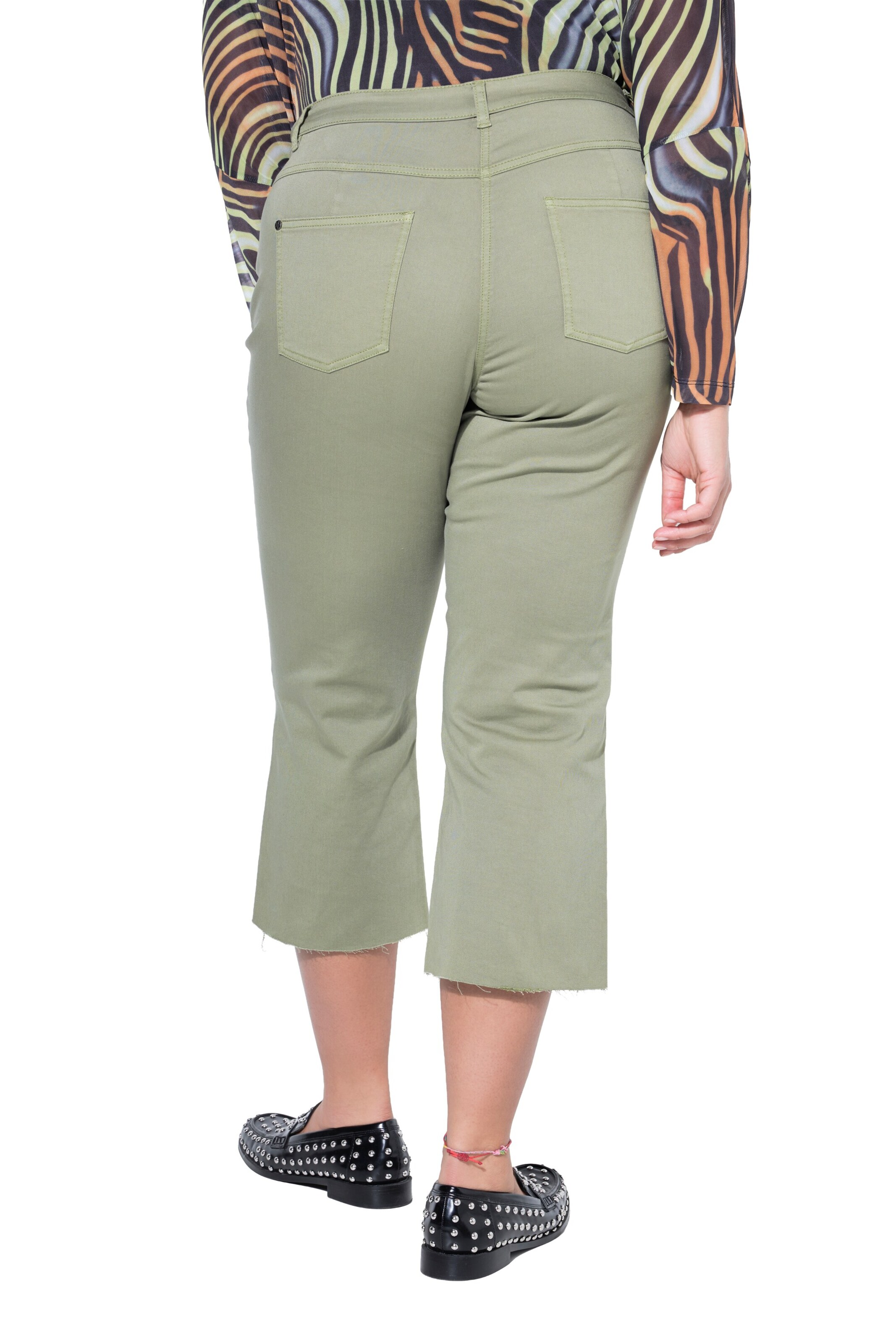 Angel of Style Flared Jeans in Groen