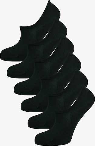 Nur Die Ankle Socks ' Bambus ' in Black: front