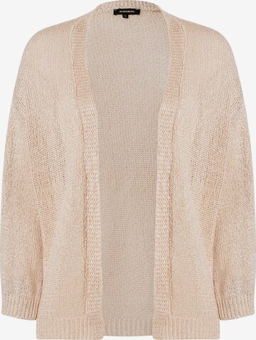 MORE & MORE Knit Cardigan in Beige: front