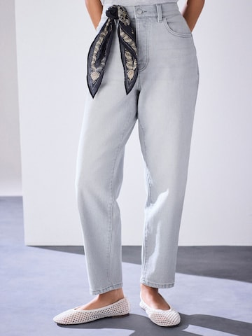 Next Tapered Jeans 'Stovepipe' in Grijs: voorkant