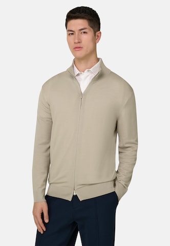 Veste mi-saison Boggi Milano en beige : devant