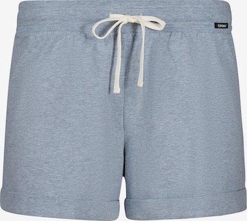 Skiny Pyjamabroek in Blauw: voorkant