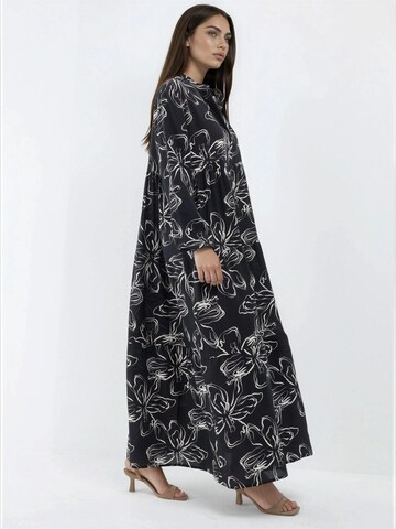 Hiccup Shirt dress in Black