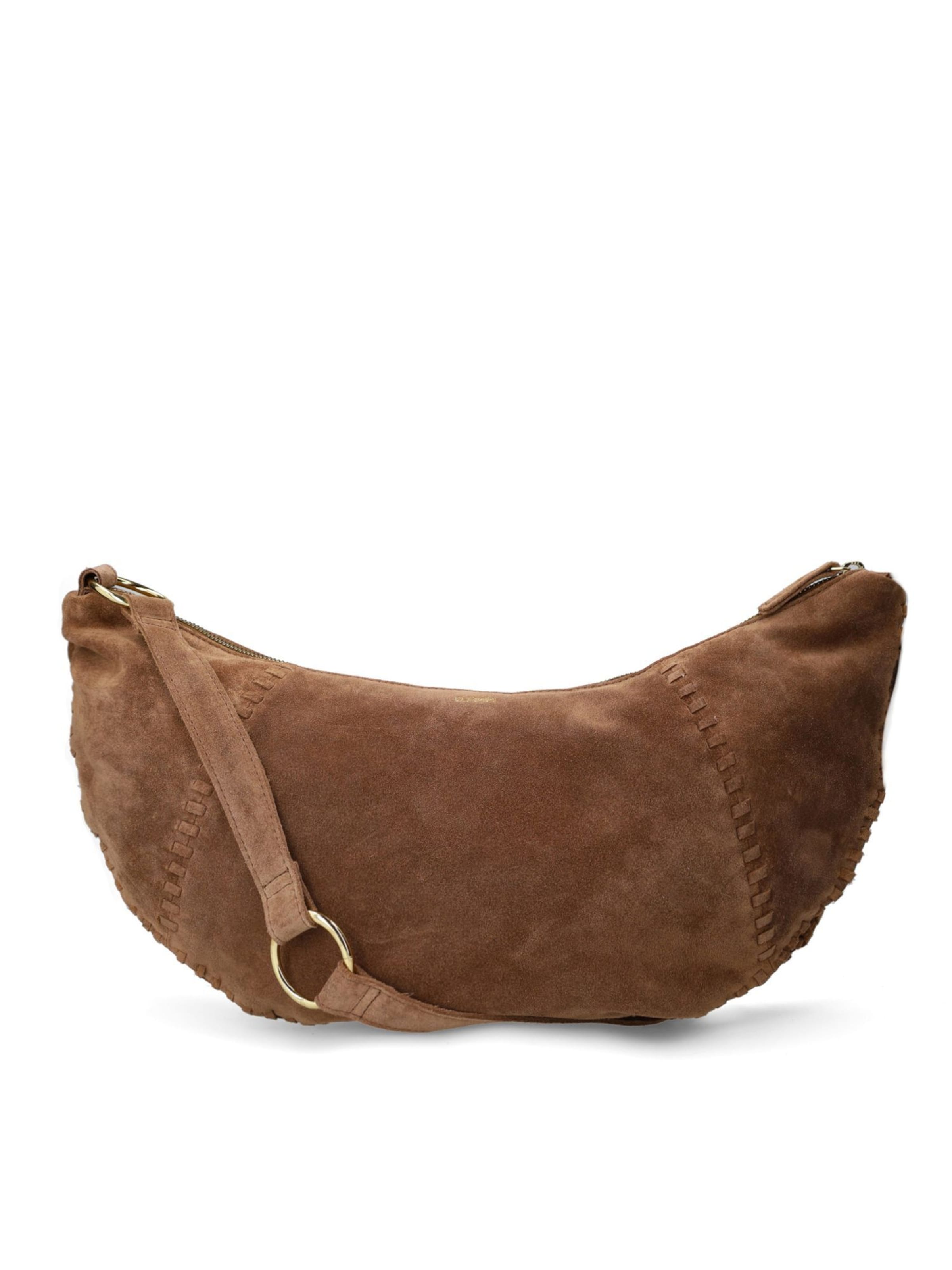 MANFIELD Crossbody Bag in Brown: front