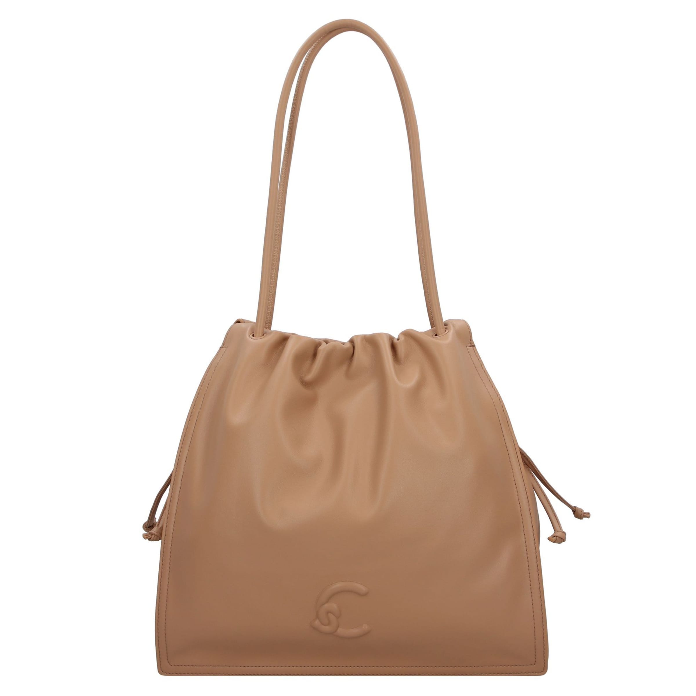 Sac bandoulière 'Dulse' Coccinelle en marron : devant