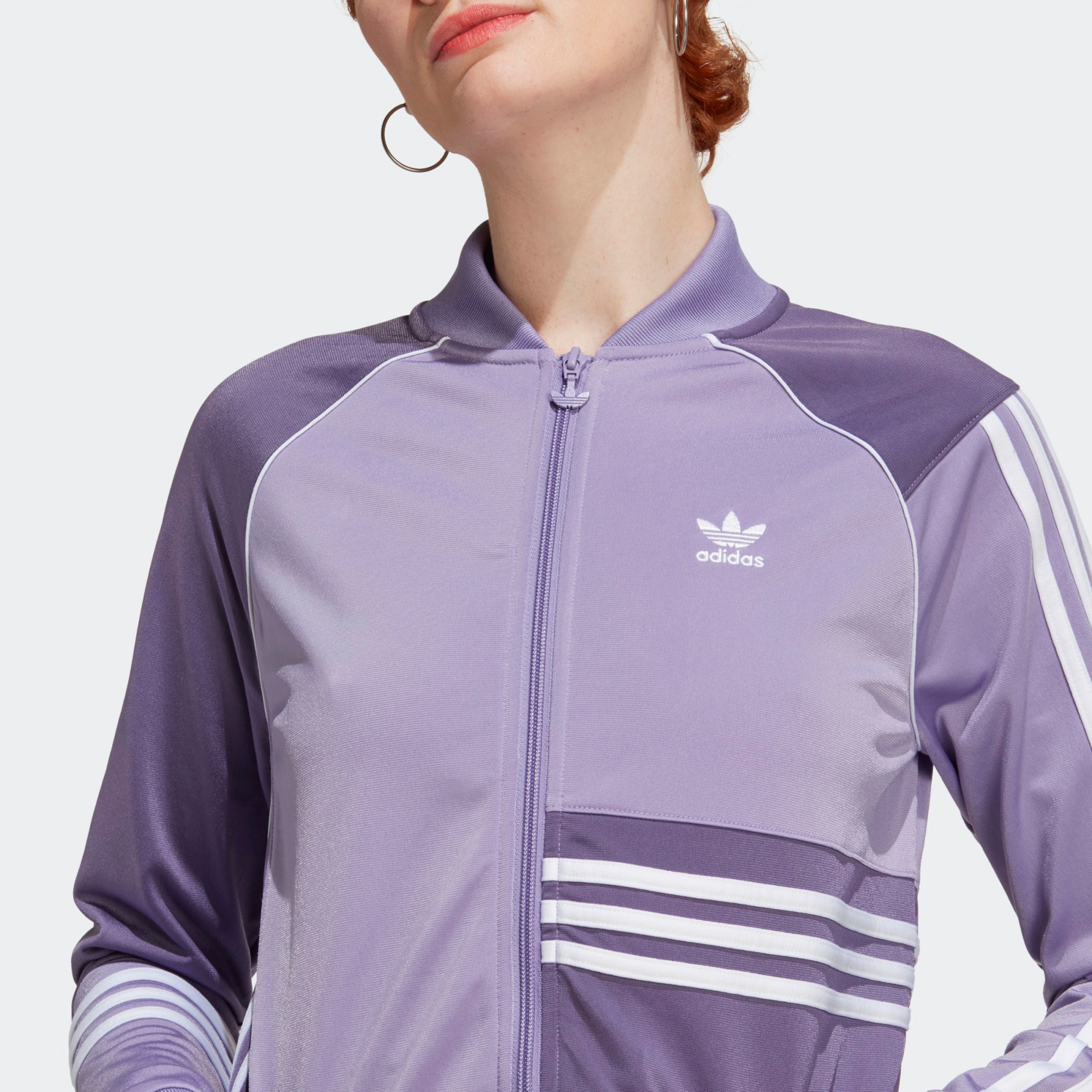 Adidas sweatjacke best sale damen lila