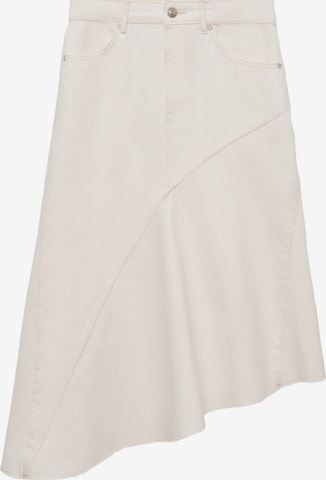 MANGO Spódnica 'Asher' w kolorze biały: przód