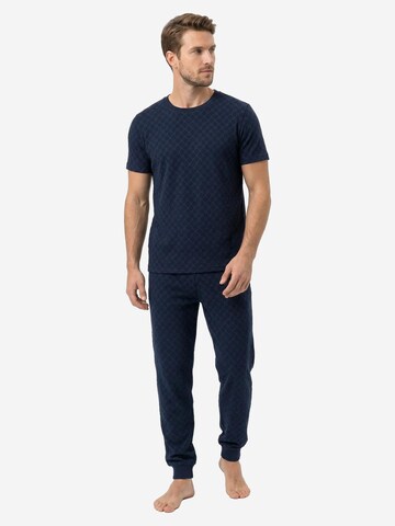 JOOP! Pajama short 'Leisure' in Blue: front