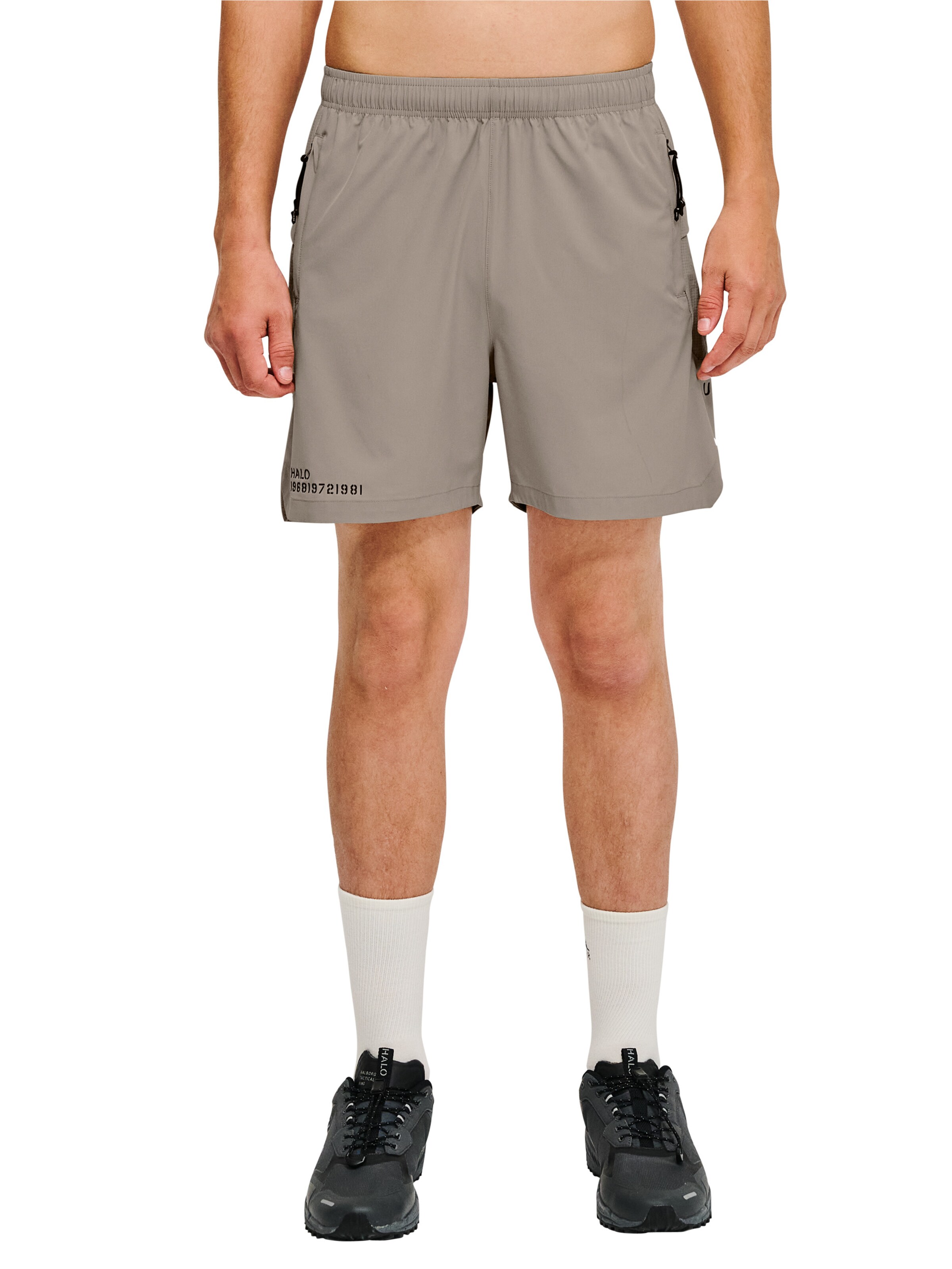 HALO Regular Workout Pants 'Scout' in Beige: front