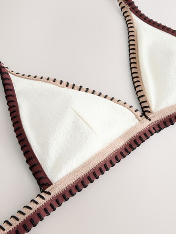 Next Triangle Bikini top in Beige