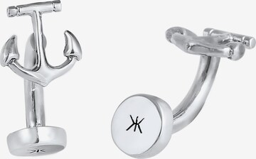 KUZZOI Cufflinks in Silver: front