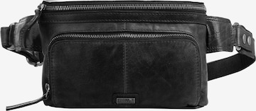 Spikes & Sparrow Gürteltasche 'Spikes & Sparrow Gürteltasche' in Schwarz: Vorderseite