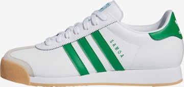 Baskets basses 'Samoa' ADIDAS ORIGINALS en blanc : devant