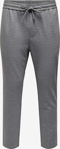 Regular Pantalon 'Linus' Only & Sons en gris : devant