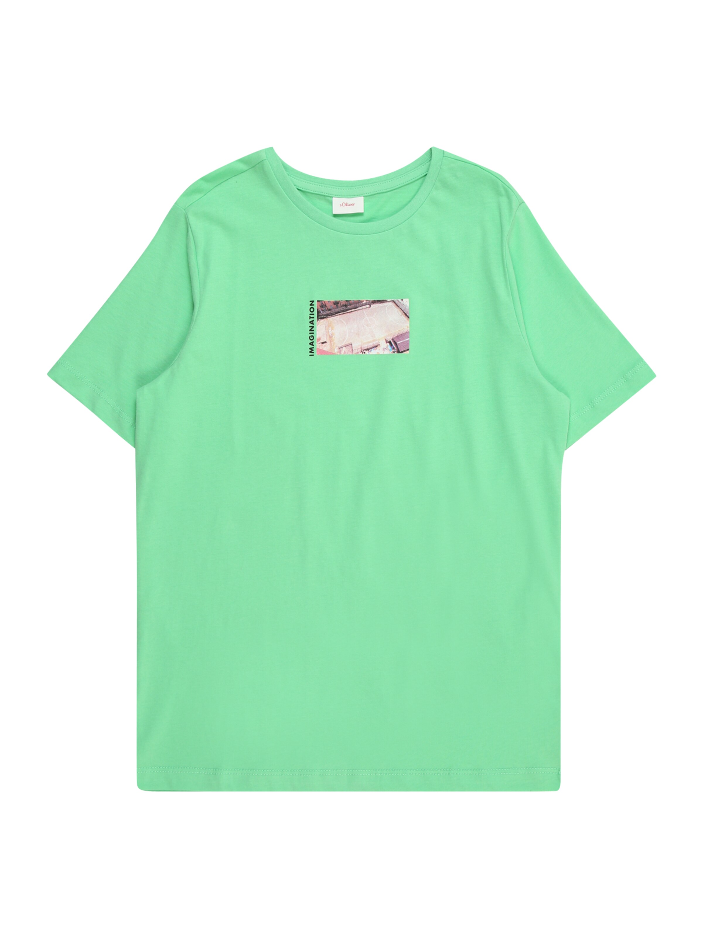 s.Oliver Shirt in Groen: voorkant