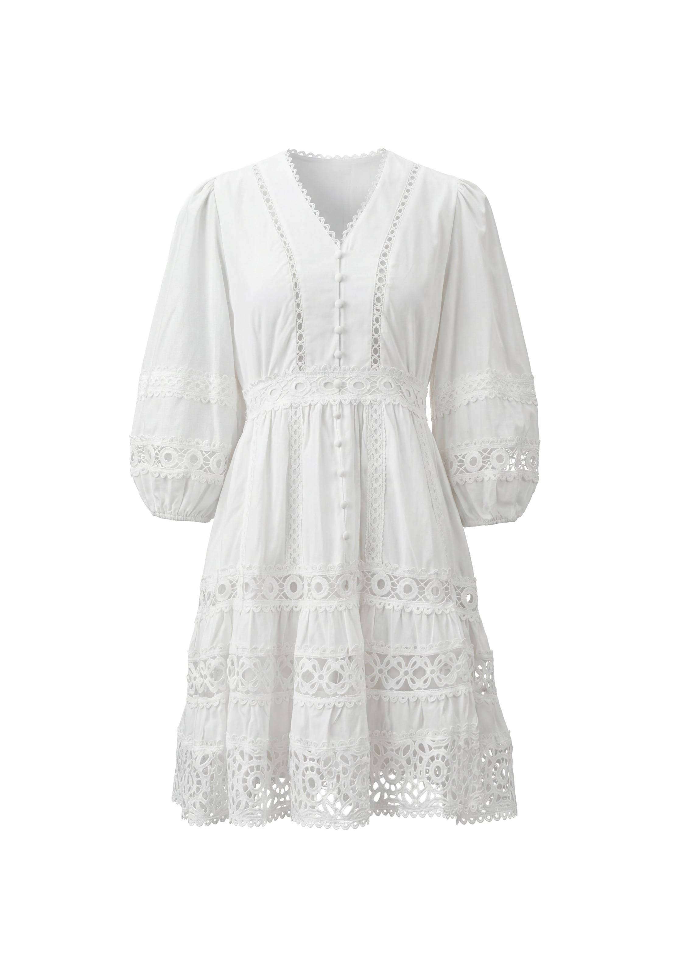 IZIA Vestido em 38 em branco, Vista do artigo