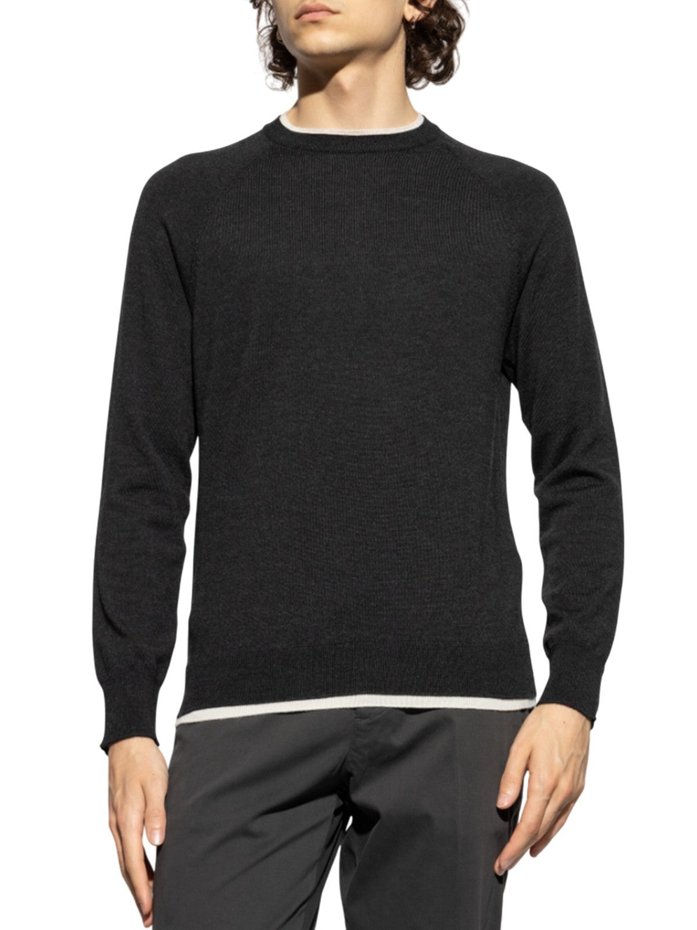 Pullover di Eleventy in grigio: frontale