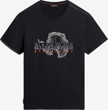 T-Shirt 'Eisberg' NAPAPIJRI en noir : devant