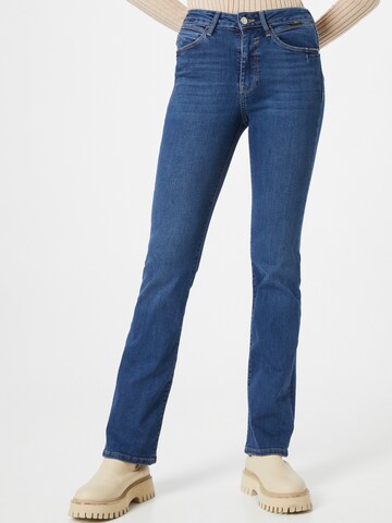 Mavi Flared Jeans in Blauw: voorkant