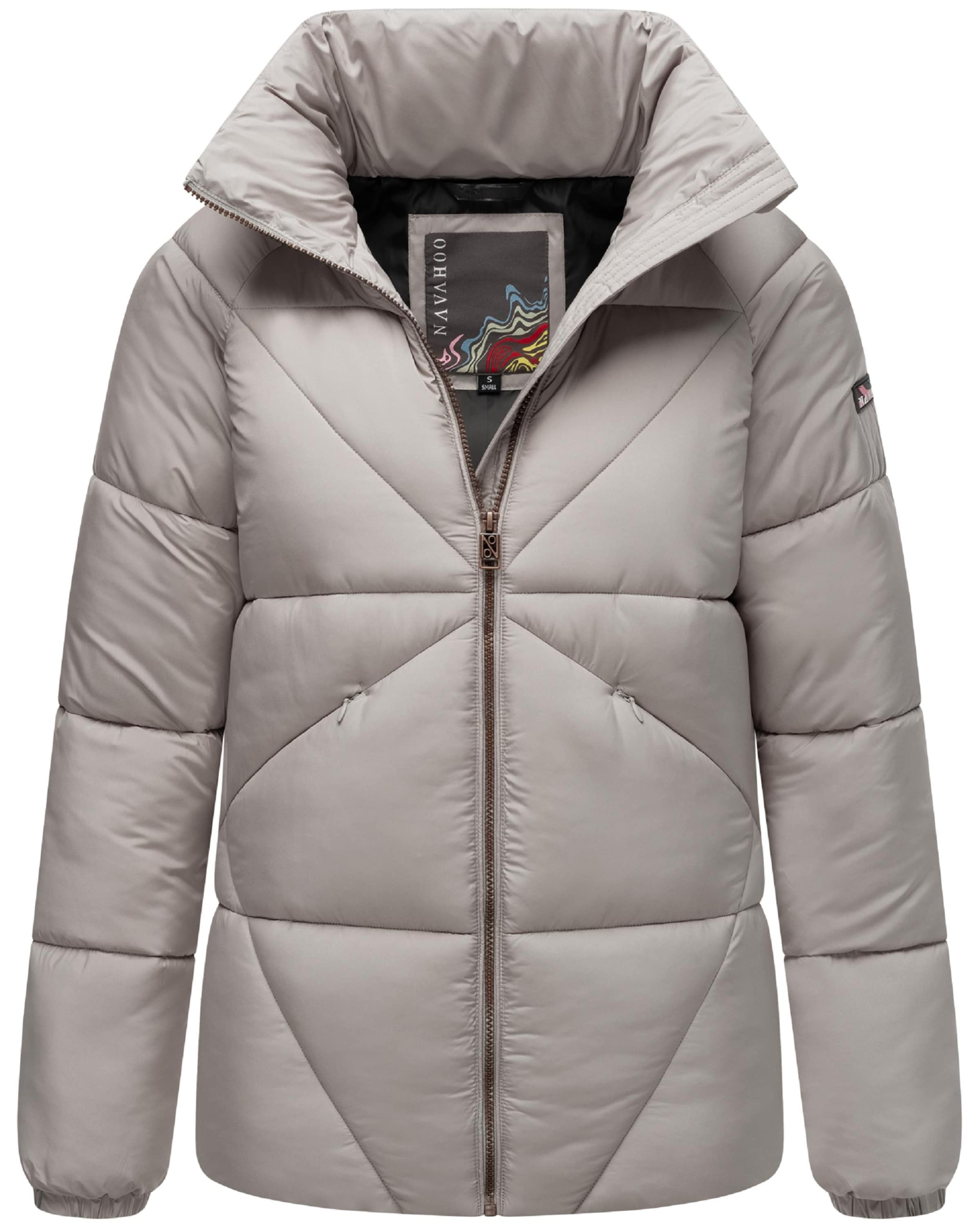 NAVAHOO Winter jacket 'Schokolinaa' in Grey