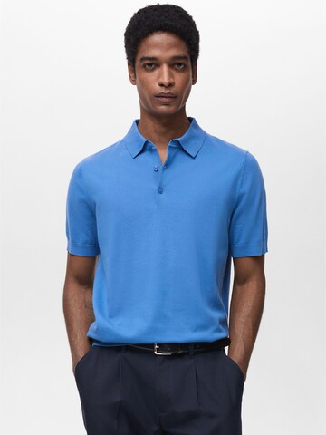 MANGO MAN Shirt 'ARRAONA' in Blauw: voorkant