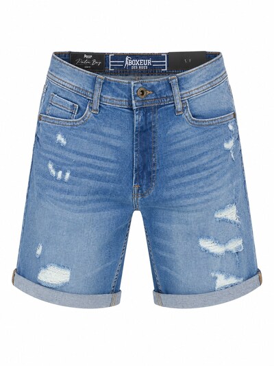Boxeur des Rues Jeans 'Herren Jeansshorts Boxeur des Rues Palm Bay, Slim Fit, Hellblau, Used-Look' in 31 in Blue, Item view