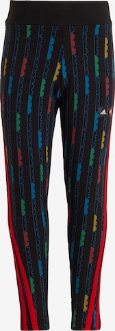 ADIDAS PERFORMANCE Workout Pants ' LEGO' in Black: front
