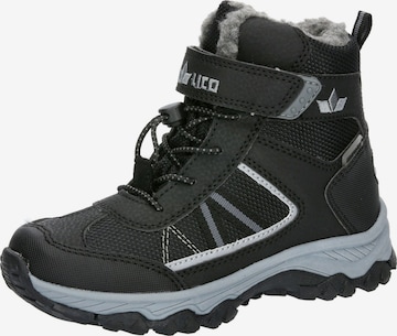 LICO Snowboots ' Lieto VS ' in Zwart: voorkant