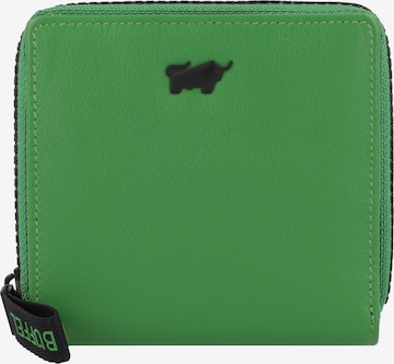 Braun Büffel Wallet 'Capri' in Green: front