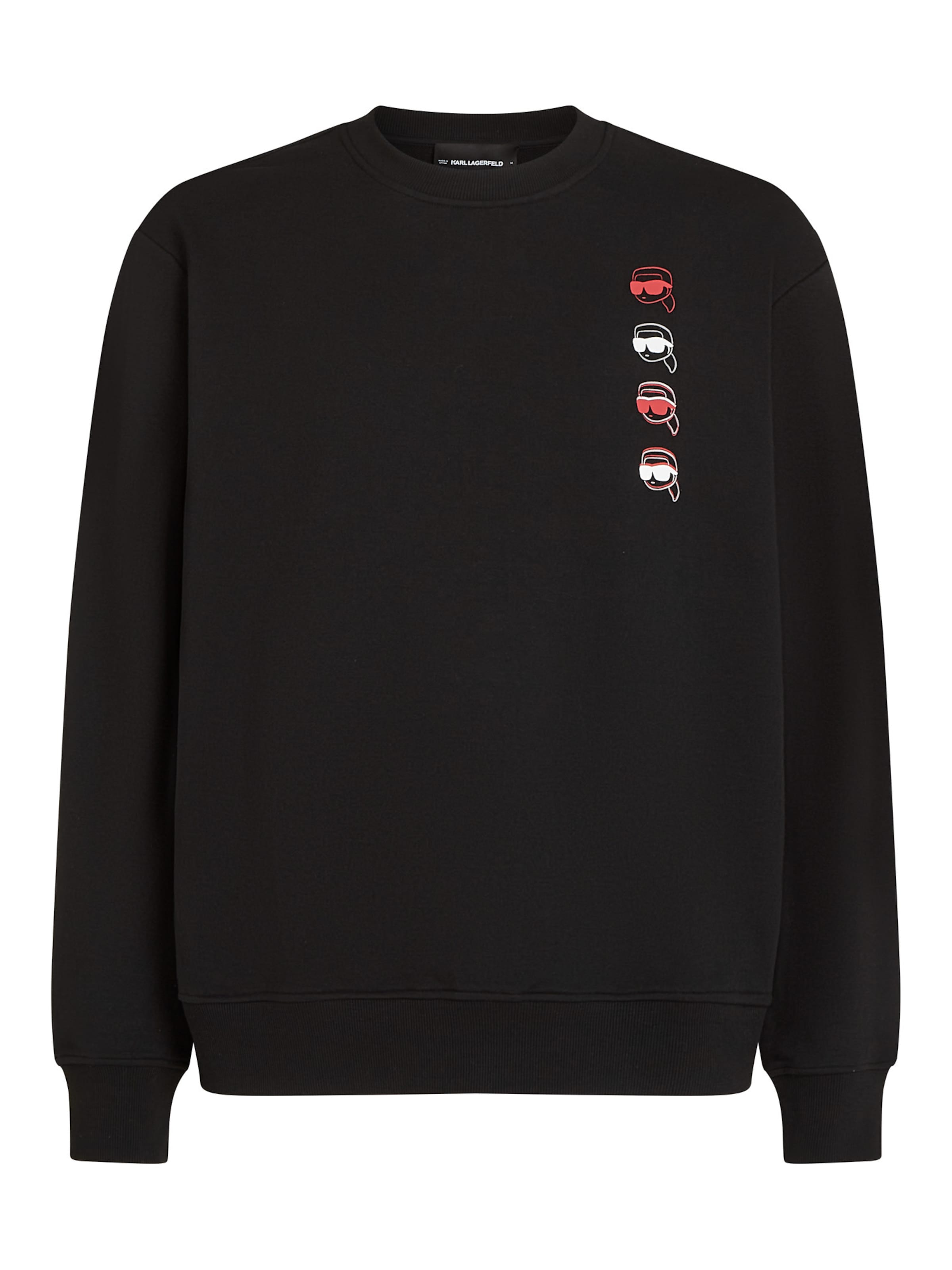 Karl Lagerfeld Μπλούζα φούτερ σε μαύρο: μπροστά