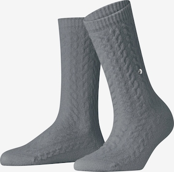 BURLINGTON Socken 'Cable' in Silber: Vorderseite