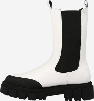 ABOUT YOU - Botas chelsea em branco