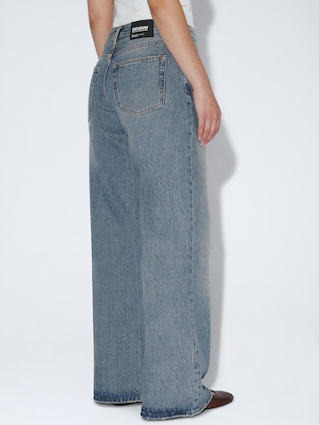 Dr. Denim Regular Jeans 'Rhue Low Wide' in Blauw