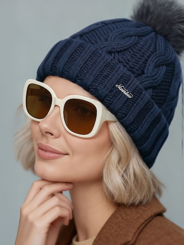 Neverless Mütze 'Caren' in Blau