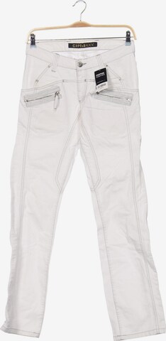 CIPO & BAXX Jeans in 30 in White: front