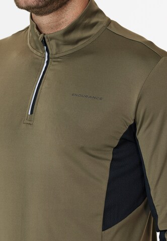 ENDURANCE Functioneel shirt 'Lanbark' in Bruin