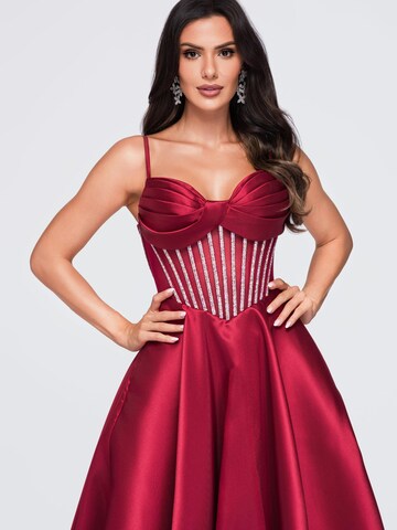 Ombre Evening dress in Red