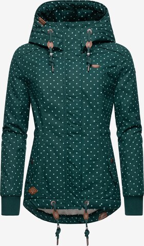 Ragwear Winter jacket 'Danka' in Green