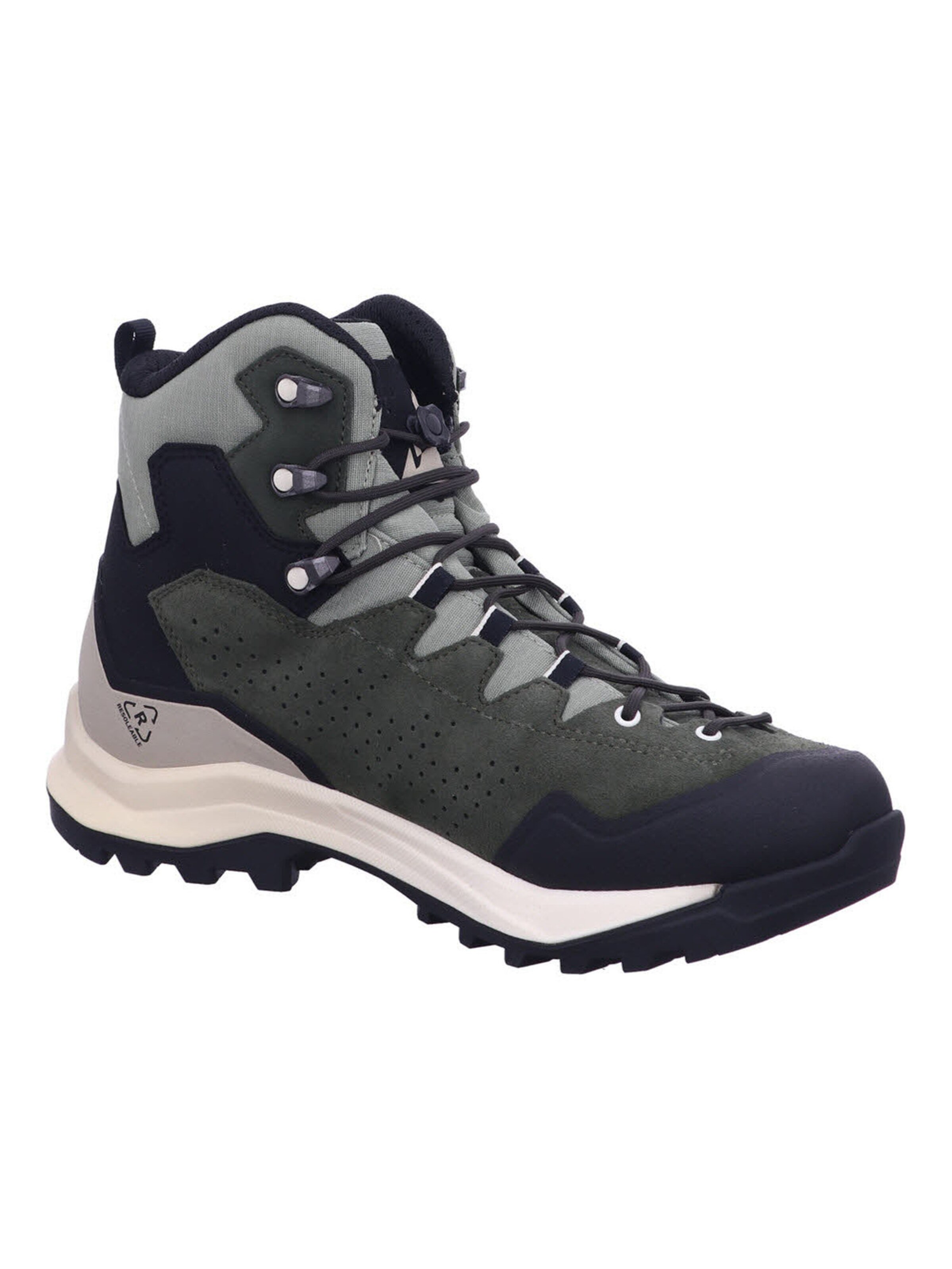 LOWA Boots 'EXPLORER GTX MID' in Green