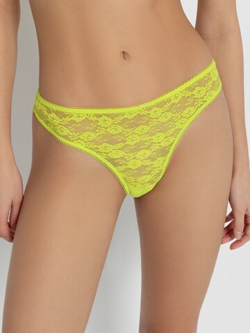 LSCN by LASCANA Thong in Green: front