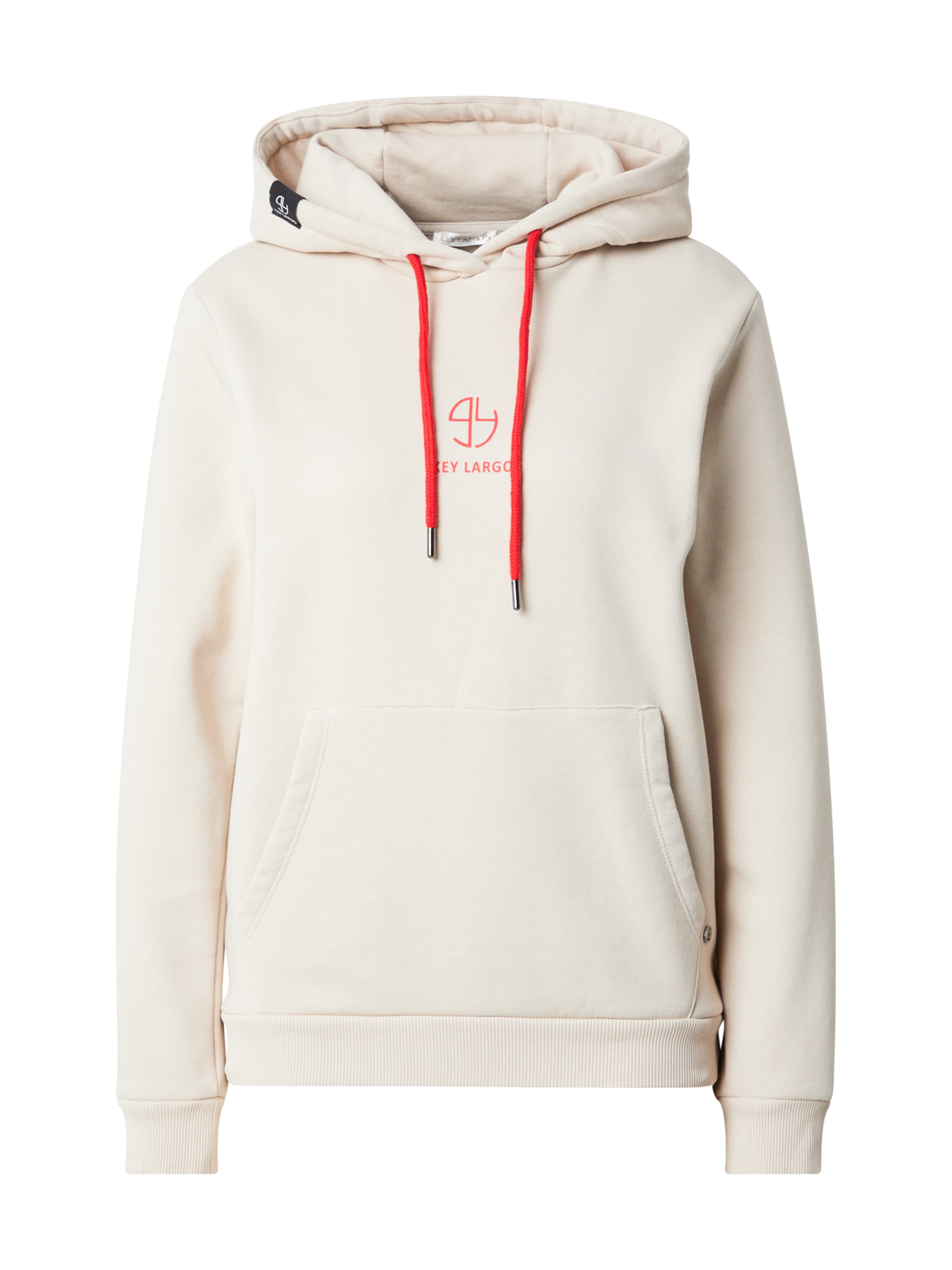 Felpa di Key Largo in beige: frontale