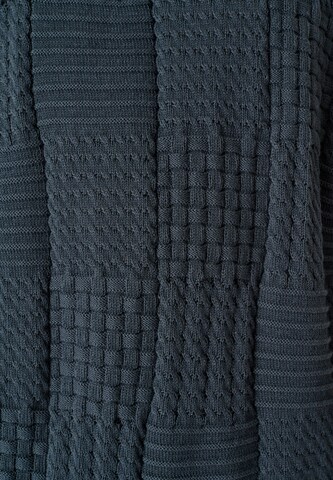 Cleptomanicx Strickpullover 'Blockage' in Blau