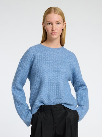 SELECTED FEMME Pullover i overstørrelse i blå: forside