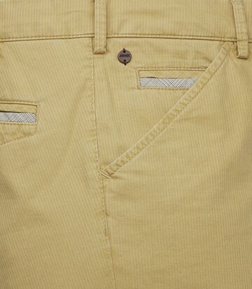 Coupe slim Pantalon chino 'Chicago' MEYER en jaune